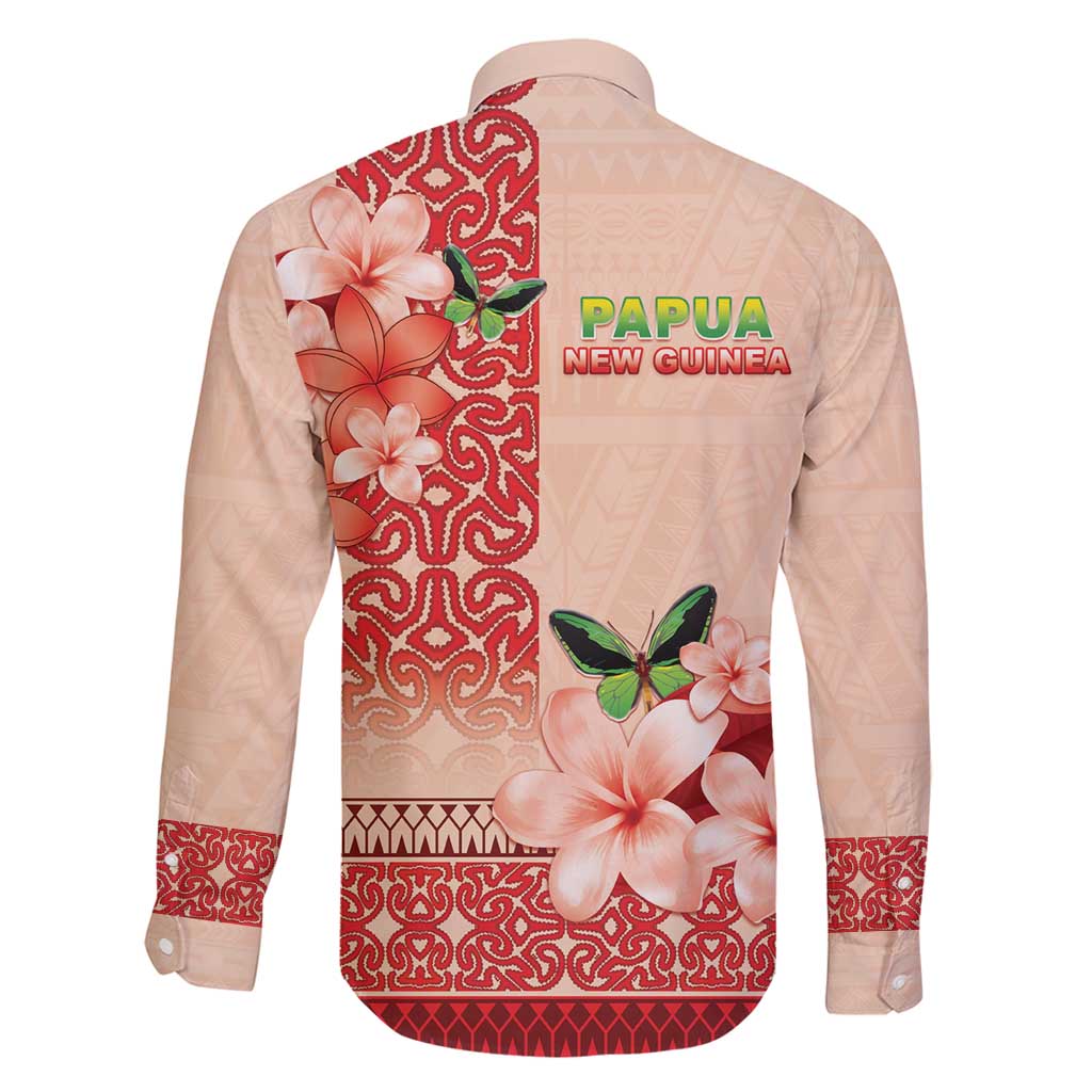 Papua New Guinea Oro Province Family Matching Off Shoulder Short Dress and Hawaiian Shirt Oro Birdwing Butterfly LT05 - Polynesian Pride