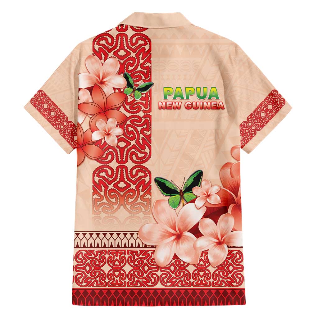 Papua New Guinea Oro Province Family Matching Short Sleeve Bodycon Dress and Hawaiian Shirt Oro Birdwing Butterfly LT05 - Polynesian Pride