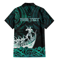 Personalised New Zealand Waka Racing Family Matching Mermaid Dress and Hawaiian Shirt Maori Warriors LT05 - Polynesian Pride