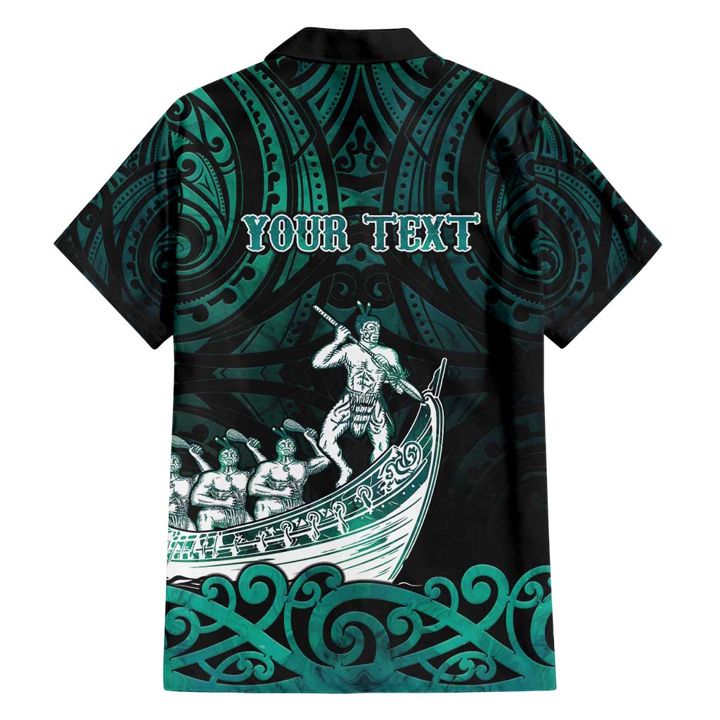 Personalised New Zealand Waka Racing Family Matching Off Shoulder Maxi Dress and Hawaiian Shirt Maori Warriors LT05 - Polynesian Pride