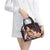 Polynesian Art Tattoo Shoulder Handbag Plumeria Flowers Peach Gradient