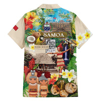 Samoa Culture Family Matching Long Sleeve Bodycon Dress and Hawaiian Shirt Embracing The Spirit LT05 - Polynesian Pride