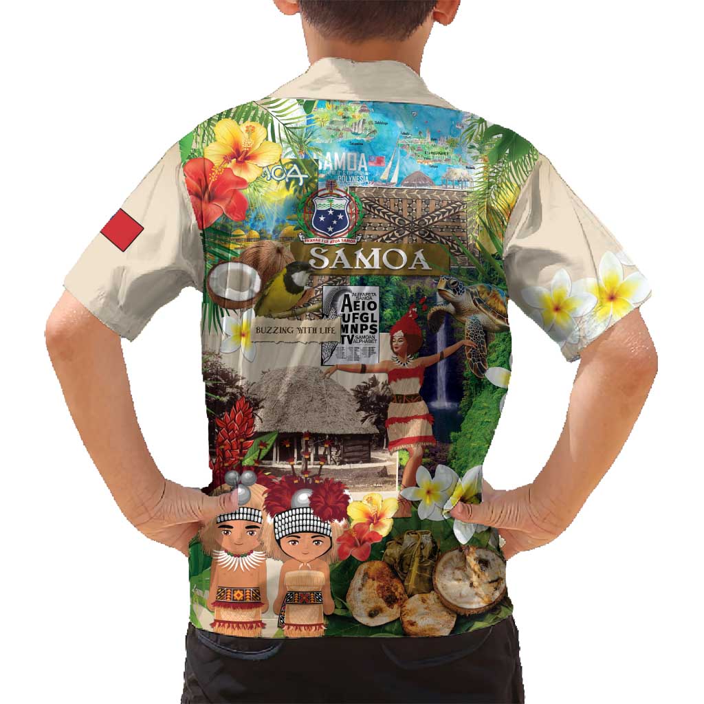 Samoa Culture Family Matching Off Shoulder Maxi Dress and Hawaiian Shirt Embracing The Spirit LT05 - Polynesian Pride