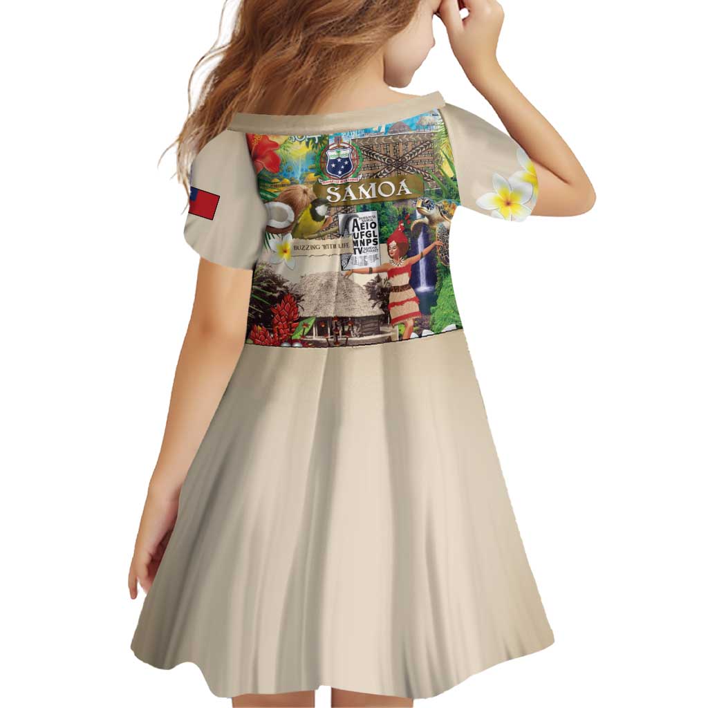 Samoa Culture Family Matching Off Shoulder Short Dress and Hawaiian Shirt Embracing The Spirit LT05 - Polynesian Pride