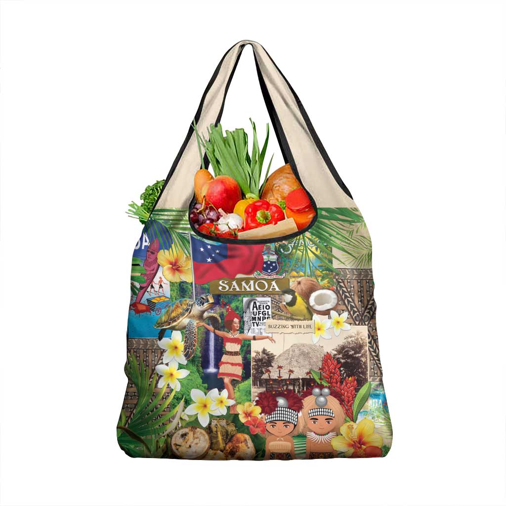 Samoa Culture Grocery Bag Embracing The Spirit