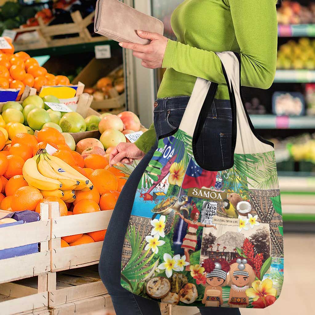 Samoa Culture Grocery Bag Embracing The Spirit