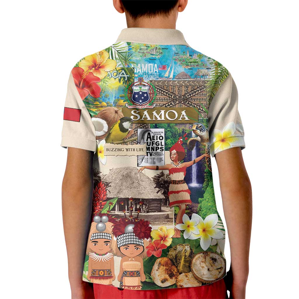 Samoa Culture Kid Polo Shirt Embracing The Spirit
