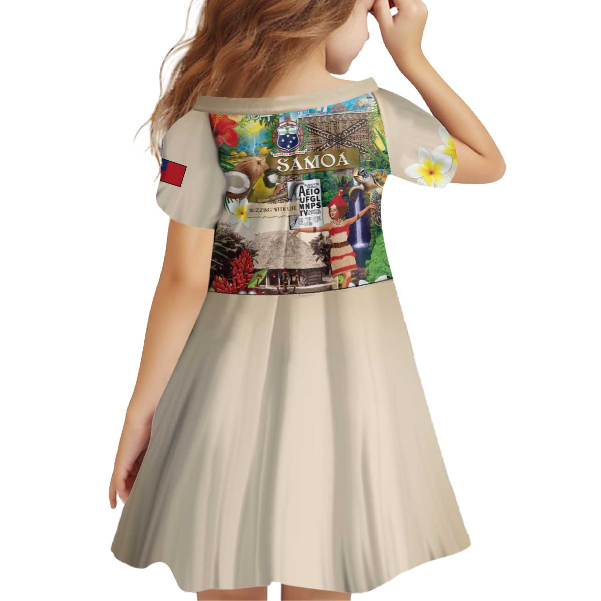 Samoa Culture Kid Short Sleeve Dress Embracing The Spirit