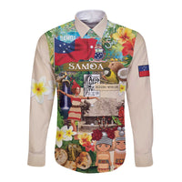 Samoa Culture Long Sleeve Button Shirt Embracing The Spirit