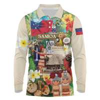 Samoa Culture Long Sleeve Polo Shirt Embracing The Spirit