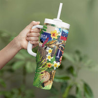 Samoa Culture Tumbler With Handle Embracing The Spirit
