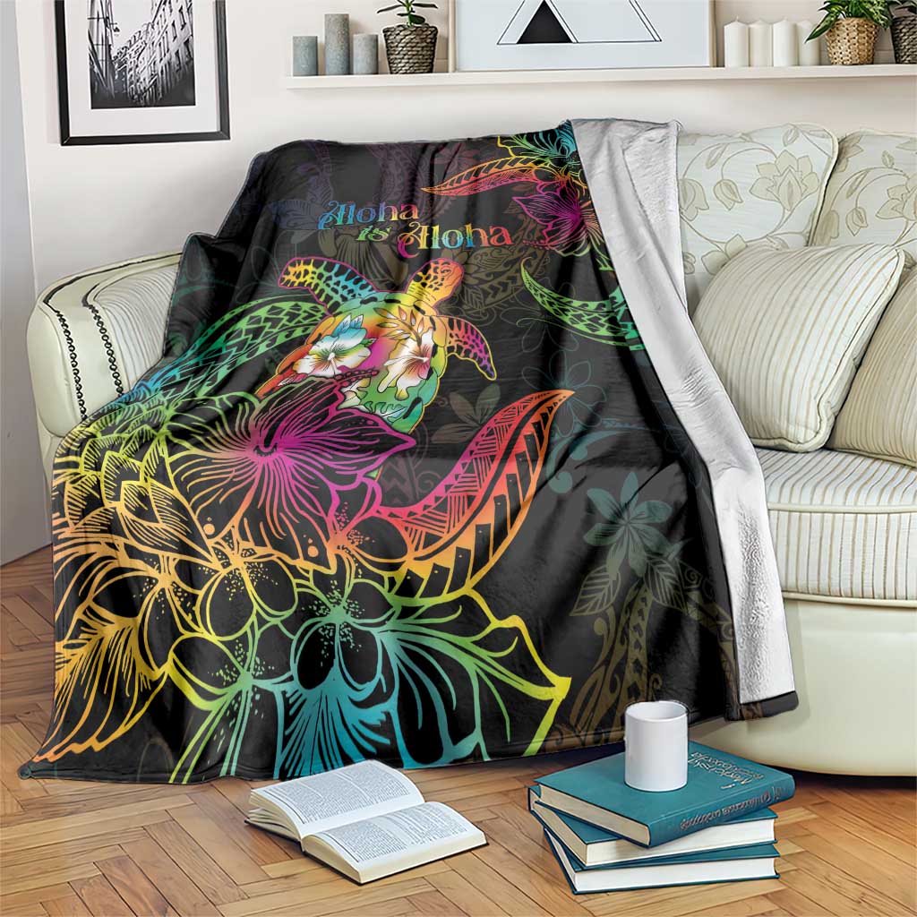 Hawaii Pride Blanket Aloha Is Aloha