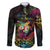 Hawaii Pride Family Matching Long Sleeve Bodycon Dress and Hawaiian Shirt Aloha Is Aloha