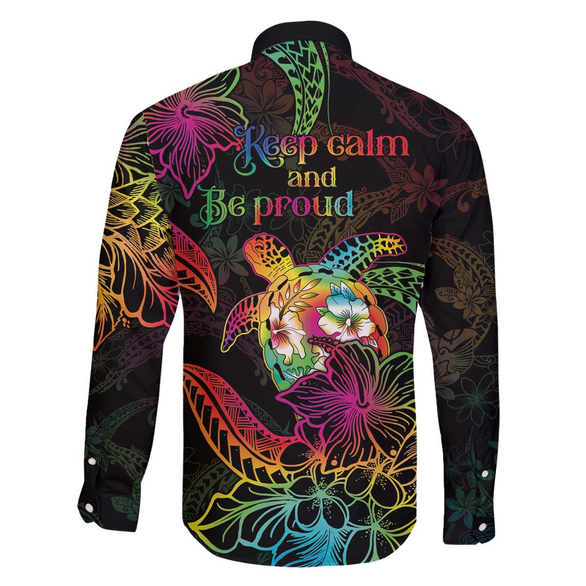 Hawaii Pride Family Matching Off The Shoulder Long Sleeve Dress and Hawaiian Shirt Aloha Is Aloha