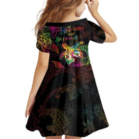 Hawaii Pride Family Matching Off Shoulder Short Dress and Hawaiian Shirt Aloha Is Aloha