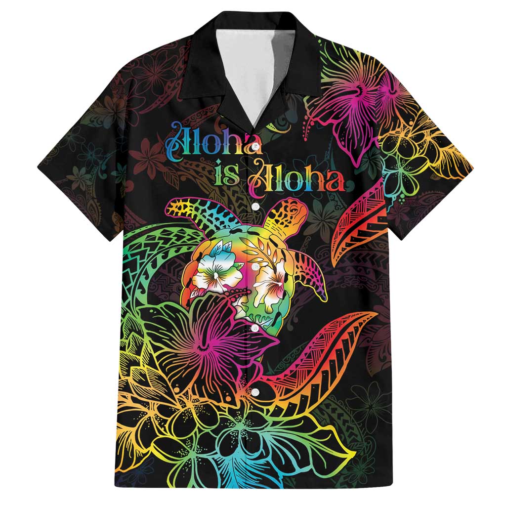 Hawaii Pride Family Matching Tank Maxi Dress and Hawaiian Shirt Aloha Is Aloha