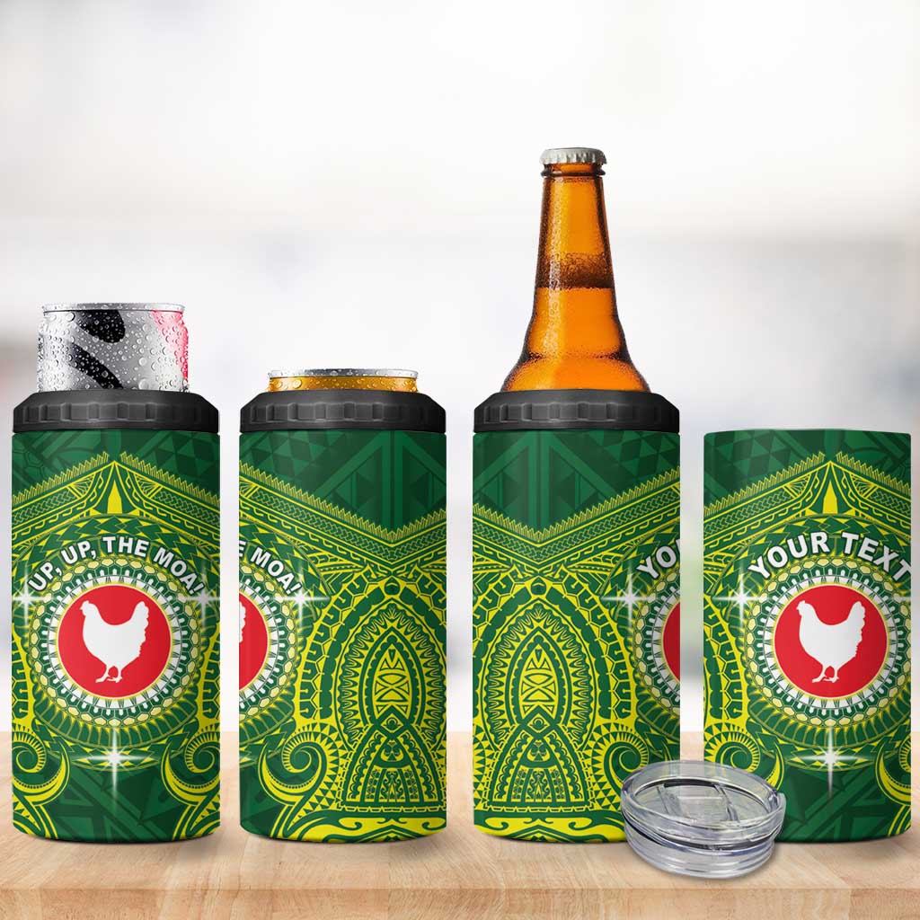 Personalized American Samoa Manua Cession Day 4 in 1 Can Cooler Tumbler Up Up The Moa