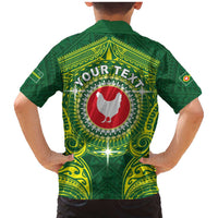 Personalized American Samoa Manua Cession Day Family Matching Mermaid Dress and Hawaiian Shirt Up Up The Moa