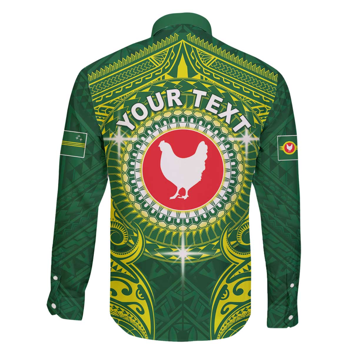 Personalized American Samoa Manua Cession Day Family Matching Off The Shoulder Long Sleeve Dress and Hawaiian Shirt Up Up The Moa LT05 - Polynesian Pride