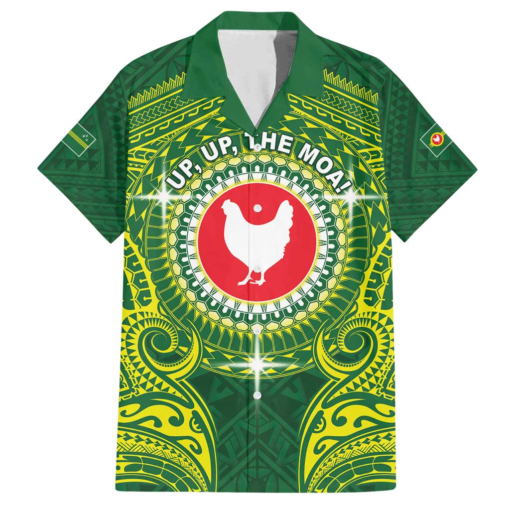 Personalized American Samoa Manua Cession Day Family Matching Puletasi and Hawaiian Shirt Up Up The Moa