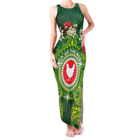 Personalized American Samoa Manua Cession Day Family Matching Tank Maxi Dress and Hawaiian Shirt Up Up The Moa