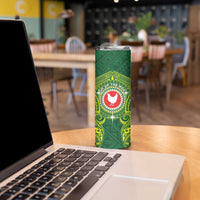 Personalized American Samoa Manua Cession Day Skinny Tumbler Up Up The Moa