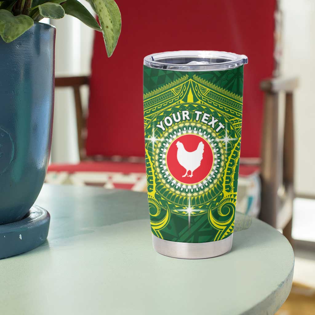 Personalized American Samoa Manua Cession Day Tumbler Cup Up Up The Moa