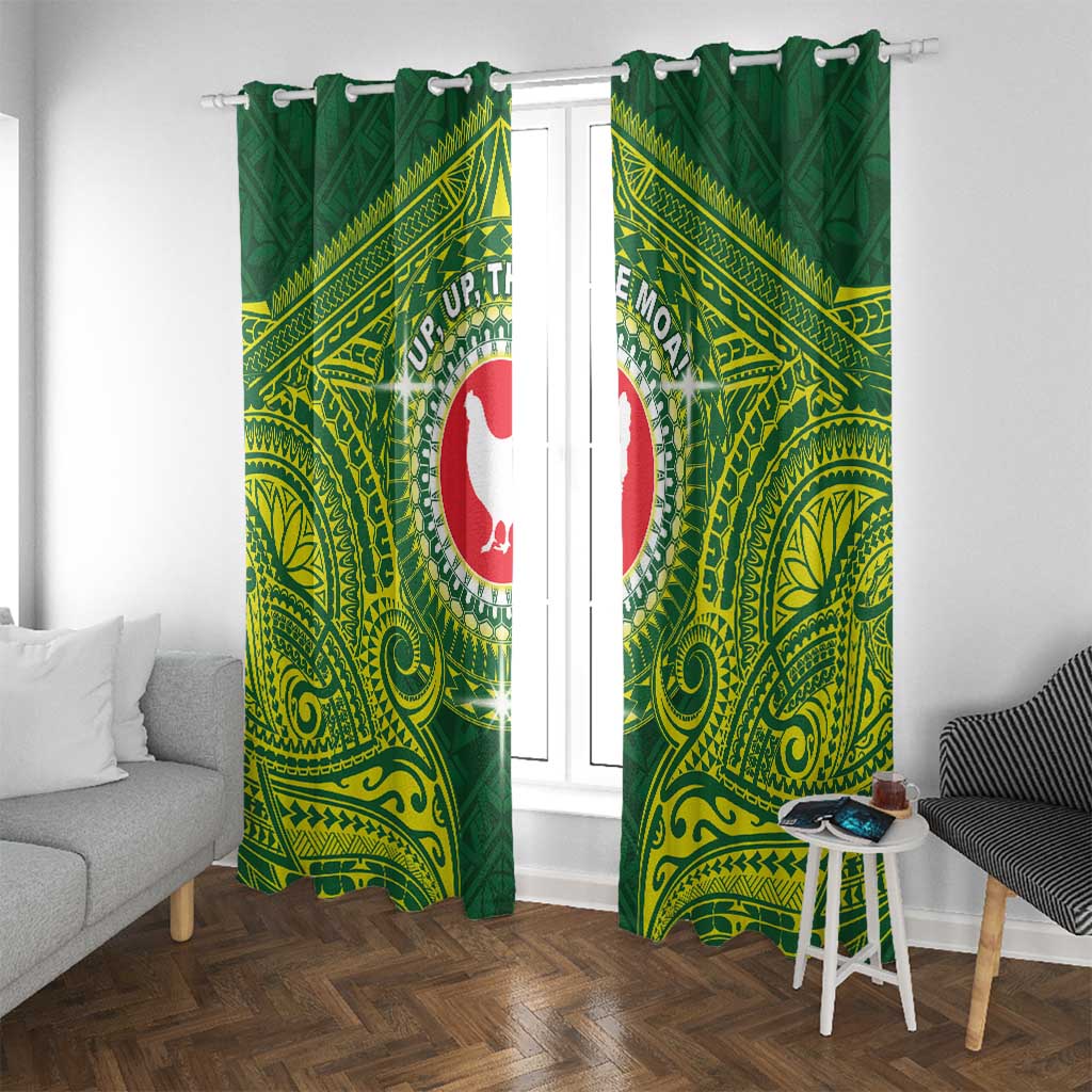American Samoa Manua Cession Day Window Curtain Up Up The Moa
