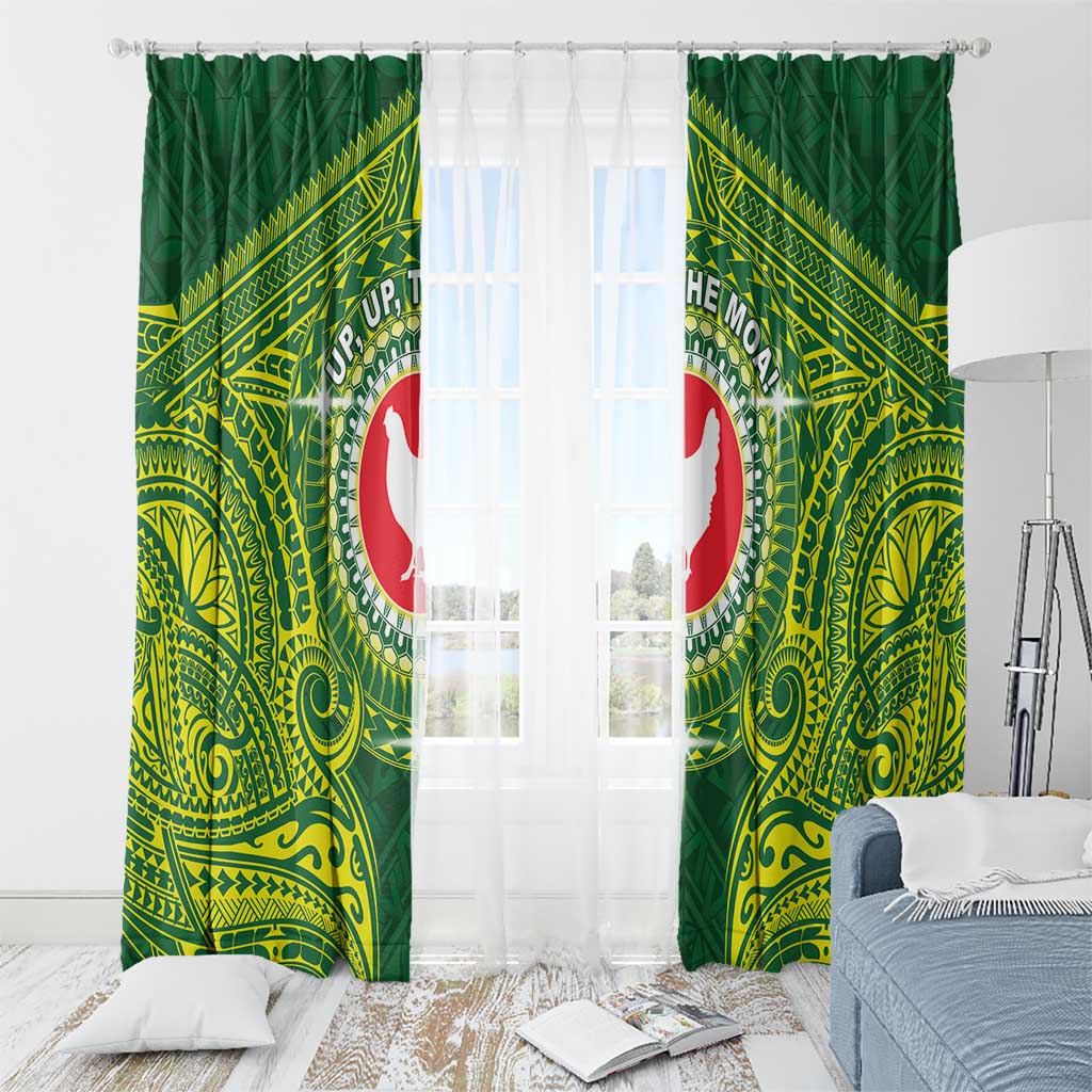American Samoa Manua Cession Day Window Curtain Up Up The Moa