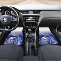 Samoana High School Car Mats Polynesian Tribal Shark