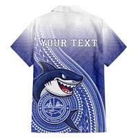 Personalized Samoana High School Family Matching Tank Maxi Dress and Hawaiian Shirt Polynesian Tribal Shark LT05 - Polynesian Pride
