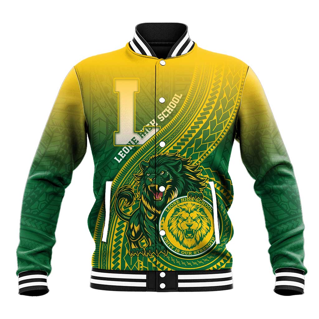 Personalized Leone High School Baseball Jacket Leone Lion