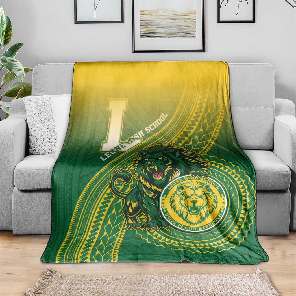 Leone High School Blanket Leone Lion
