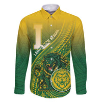 Personalized Leone High School Family Matching Tank Maxi Dress and Hawaiian Shirt Leone Lion