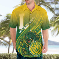 Personalized Leone High School Hawaiian Shirt Leone Lion