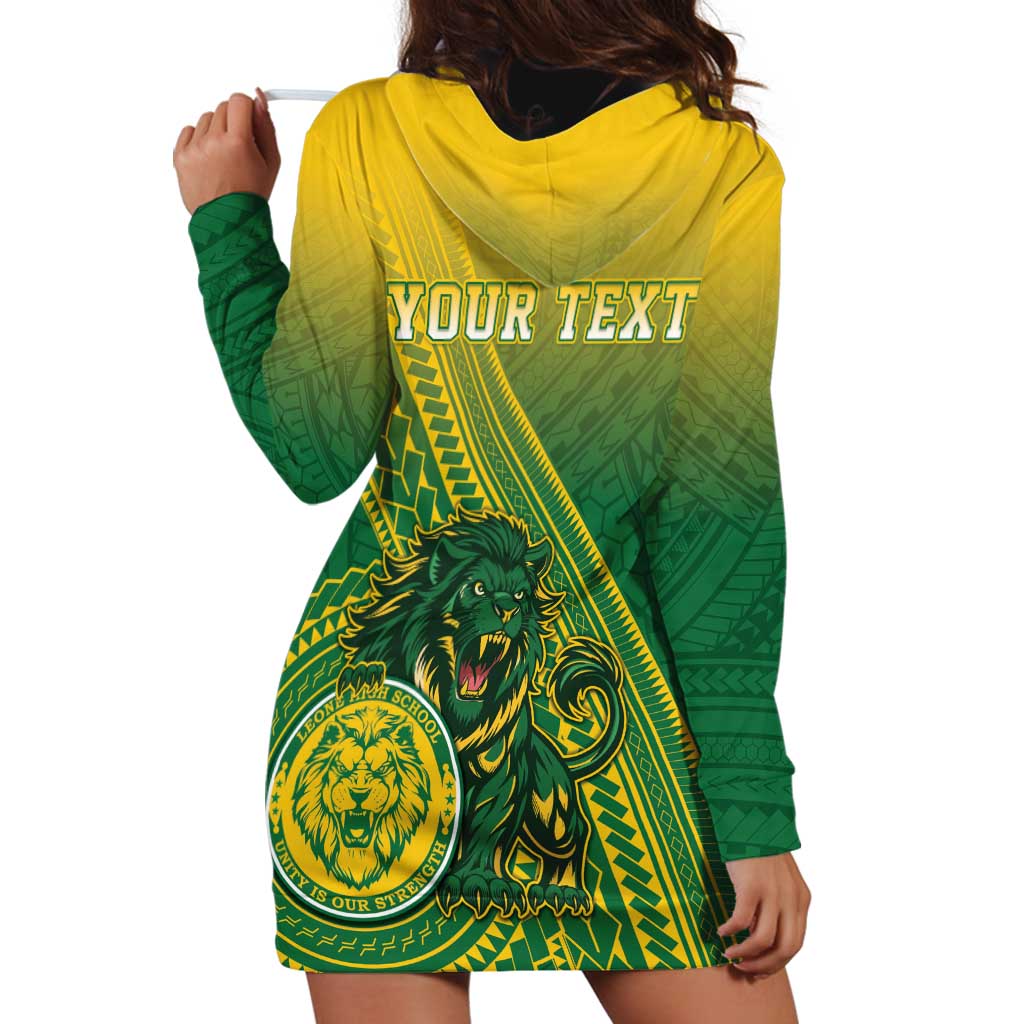 Personalized Leone High School Hoodie Dress Leone Lion