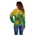 Personalized Leone High School Off Shoulder Sweater Leone Lion