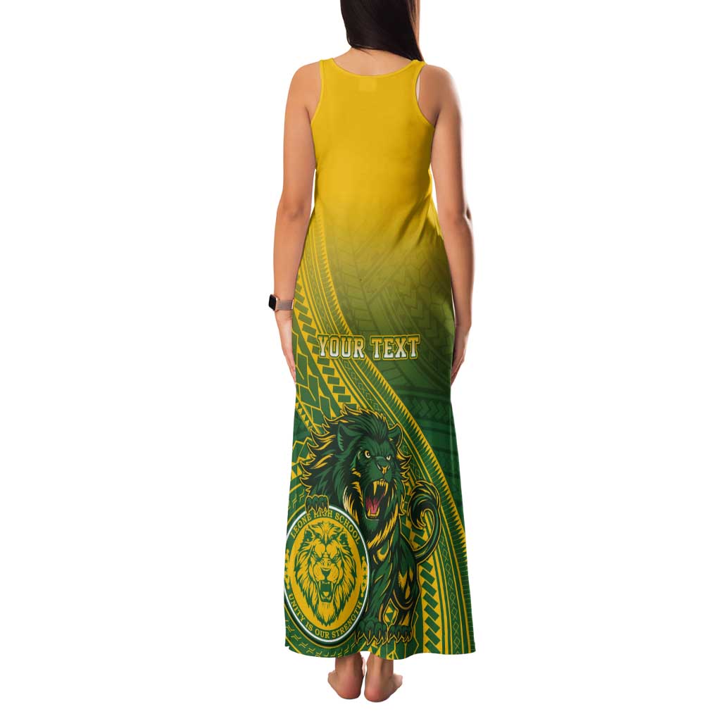 Personalized Leone High School Tank Maxi Dress Leone Lion