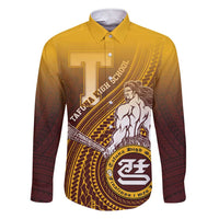 Personalized Tafuna High School Family Matching Short Sleeve Bodycon Dress and Hawaiian Shirt Polynesian Warrior