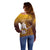 Personalized Tafuna High School Off Shoulder Sweater Polynesian Warrior