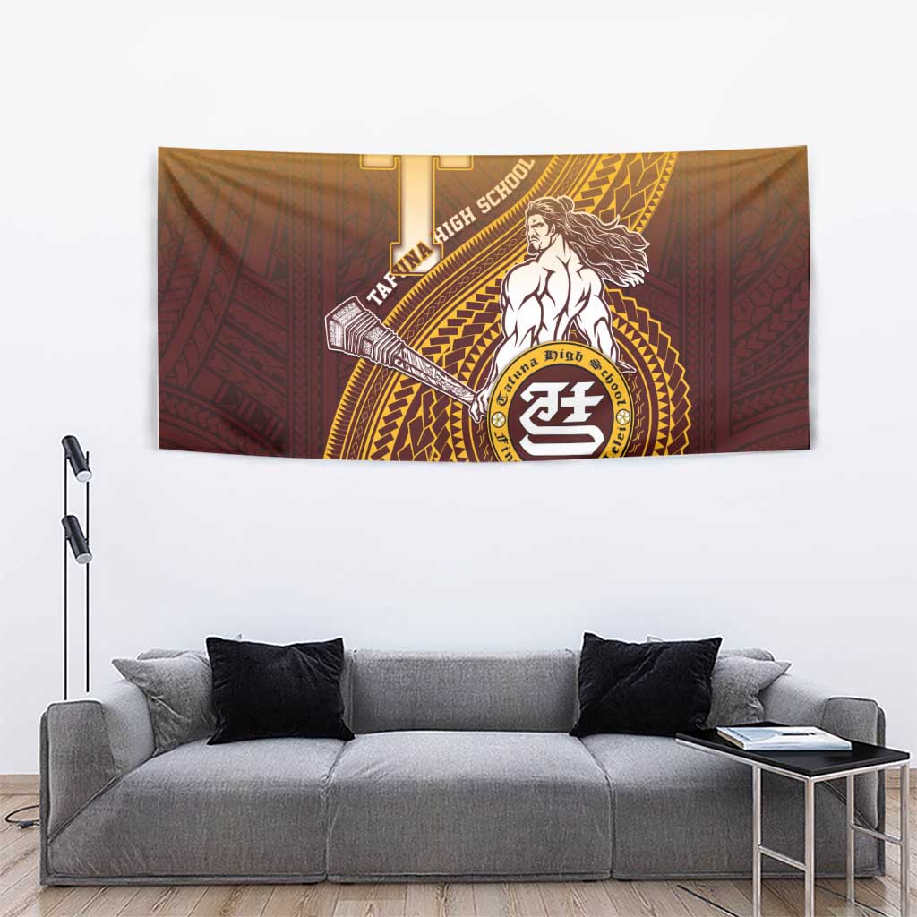 Tafuna High School Tapestry Polynesian Warrior