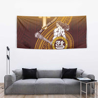 Tafuna High School Tapestry Polynesian Warrior