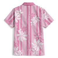 Hawaii Kakau Tribal Hawaiian Shirt With Pink Tiare LT05 - Polynesian Pride