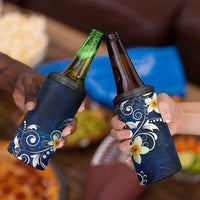 Hawaii Honu 4 in 1 Can Cooler Tumbler Polynesian Curves Plumeria - Polynesian Pride