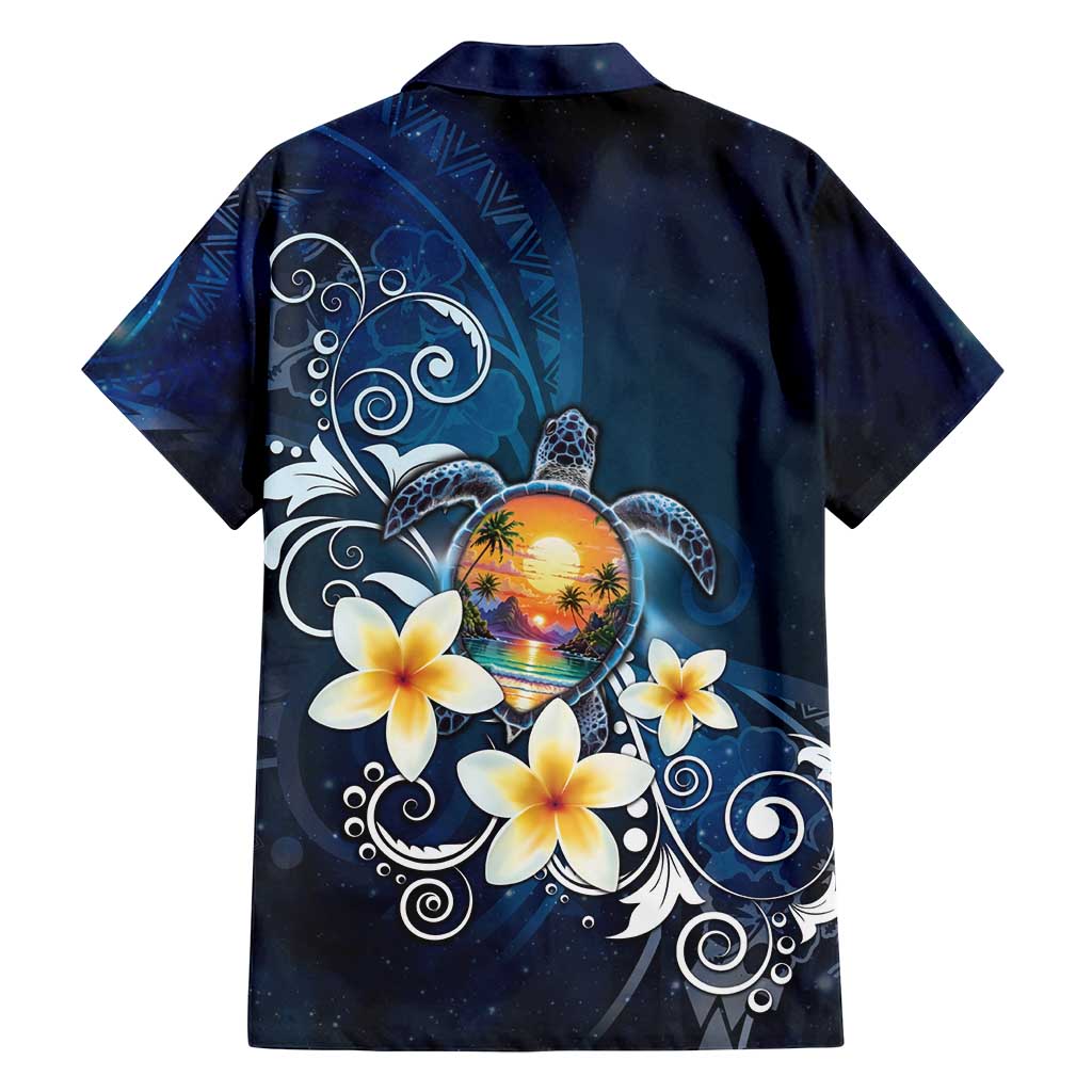 Hawaii Honu Family Matching Summer Maxi Dress and Hawaiian Shirt Polynesian Curves Plumeria - Polynesian Pride