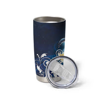 Hawaii Honu Tumbler Cup Polynesian Curves Plumeria - Polynesian Pride