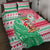 Hawaii Christmas Quilt Bed Set Santa Claus Surf Mele Kalikimaka LT05 - Polynesian Pride