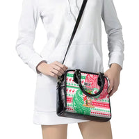 Hawaii Christmas Shoulder Handbag Santa Claus Surf Mele Kalikimaka LT05 - Polynesian Pride