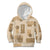 Vintage Lapita Kid Hoodie Iconic Double Face Pattern Beige