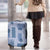 Vintage Lapita Luggage Cover Iconic Double Face Pattern Blue
